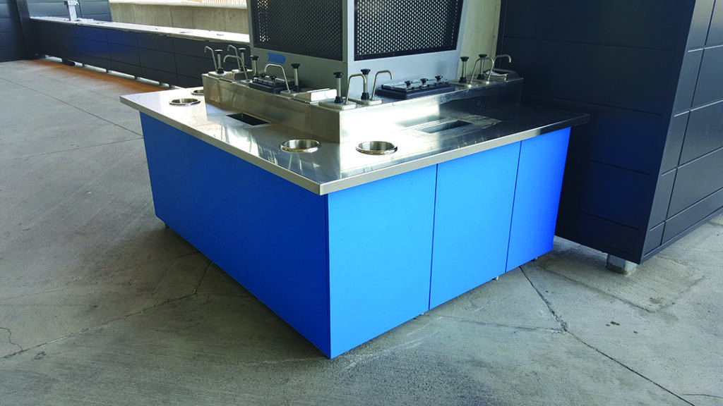 BOA Panthers Stadium Condiment Stand