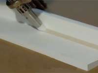 Demonstrating welding plastic