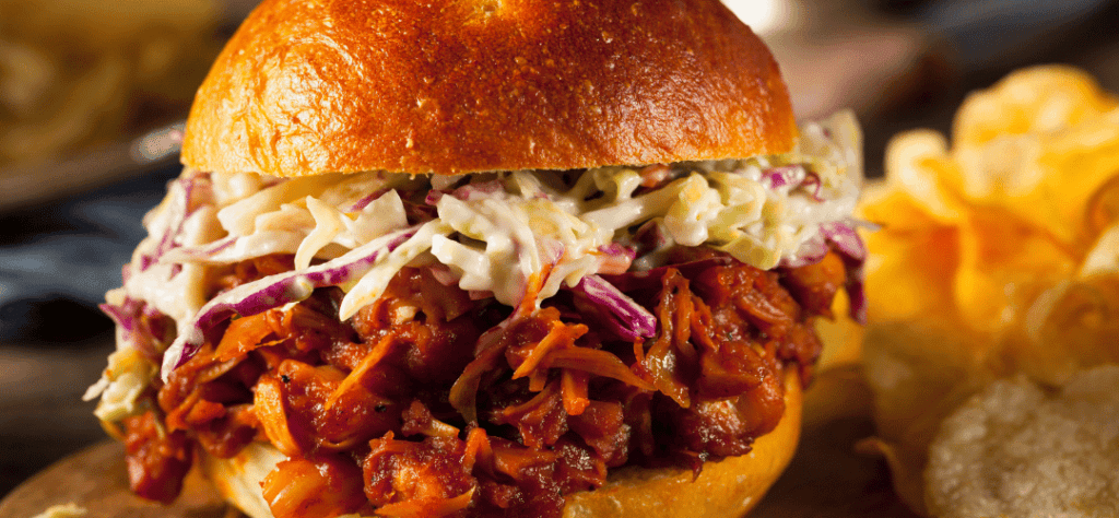 Vegan Jackfruit Pulled Pork Sandwich
