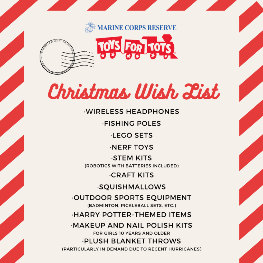 Toys for Tots Wish List